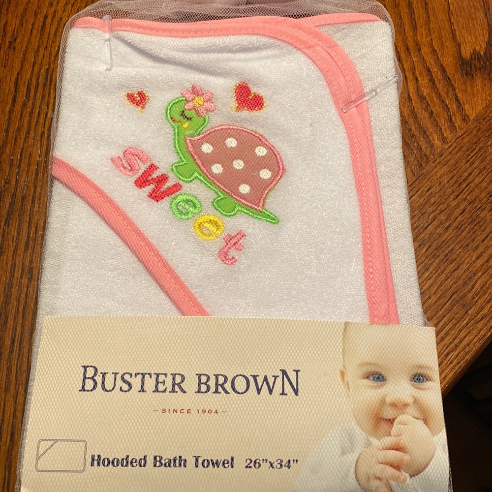Baby Girl Hooded Bath Towel